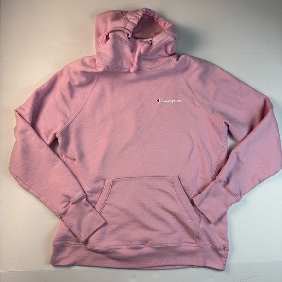 Champion Tops - Champion Soft Pink Athletic kangaroo pocket hoodie size medium